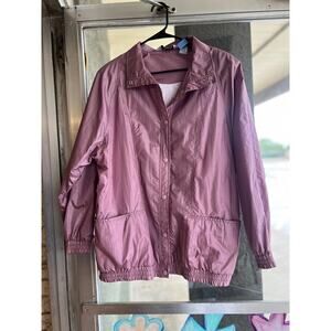 Vintage Mauve Haband! Windbreaker Jacket size L